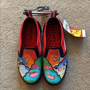 Pokemon Boys Low Top Slip On - Various Sizes